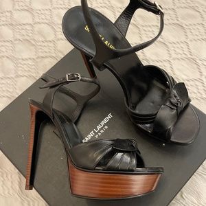 Saint Laurent Bianca heels with bow